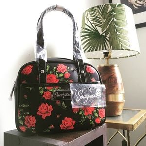 Sourpuss pinup punk roses purse 90s grunge